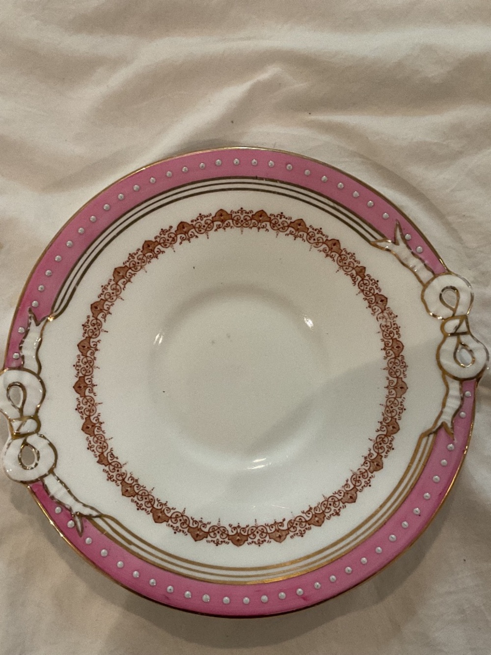 The cutest pink plate